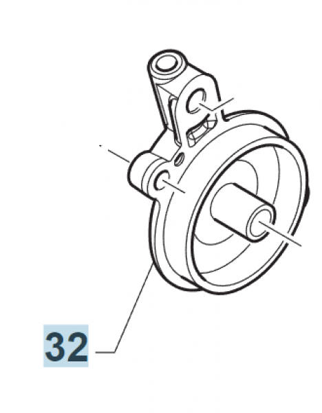 Kupplungsgehäuse 4T,# F30793.